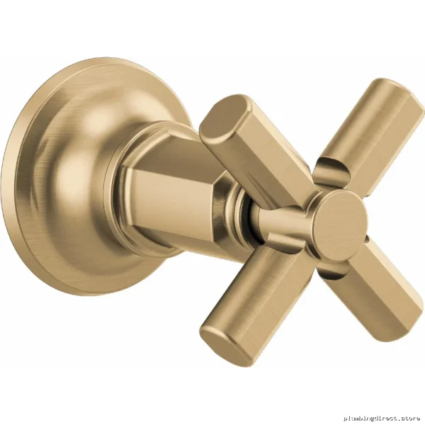 Brizo Luxe Gold Cross Handle Volume Control Trim T66678-GL