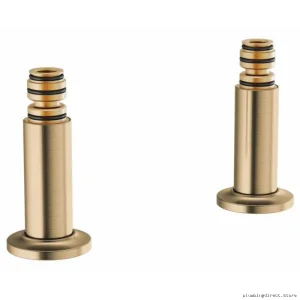 Brilliance Luxe Gold Deck Mount Tub Filler Connector - Brizo T71765