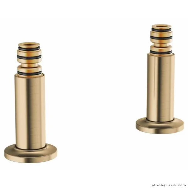 Brilliance Luxe Gold Deck Mount Tub Filler Connector - Brizo T71765