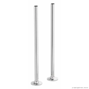 Chrome Floor Mount Tub Filler Union Kit - Brilliance Polished T71766-PC Brizo