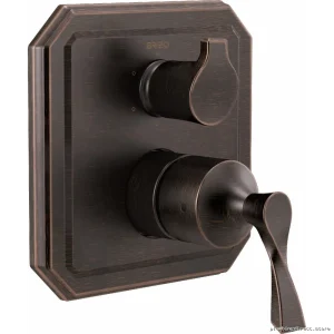 Venetian Bronze Pressure Balance Valve Trim with Integ Diverted System - Brizo T75P630-RB