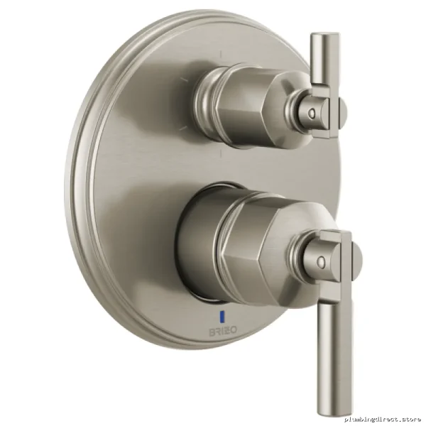 Invari Pressure Balance Valve Trim w/ 6-Func Integrated Diverter (Sleeker Design) | Luxe Nickel T75P676-NKLHP Brizo
