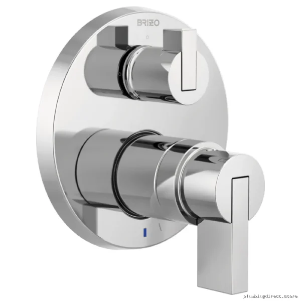 Brizo T75P535-PCLHP Chrome Pressure Balance Valve Trim with 3-Function Diverter & Handle-Free Design - Image 2