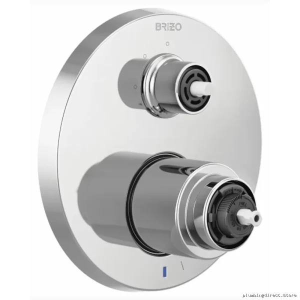 Brizo T75P535-PCLHP Chrome Pressure Balance Valve Trim with 3-Function Diverter & Handle-Free Design - Image 3