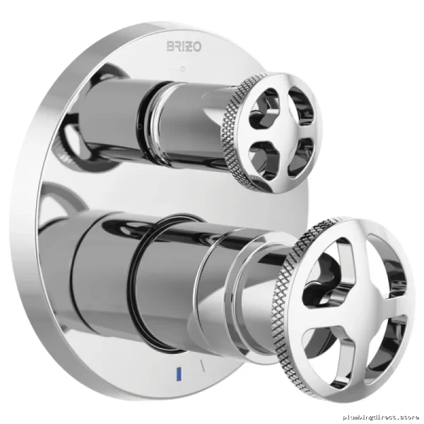 Brizo T75P535-PCLHP Chrome Pressure Balance Valve Trim with 3-Function Diverter & Handle-Free Design - Image 4