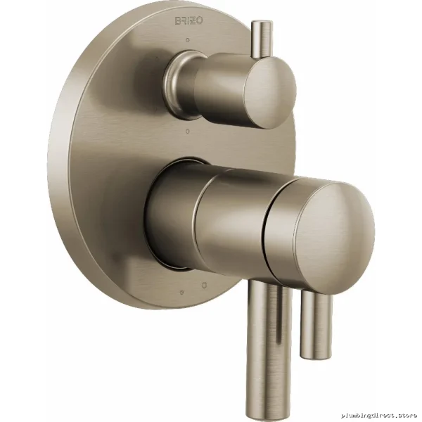 Brizo TempAssure Thermostatic Valve Trim for 6-Function Diverter System - T75675-BN Brushed Nickel