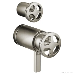 Litze TempAssure Thermostatic Shower Valve + Built-In Diverter - Luxe Nickel HW7532-NK Brizo