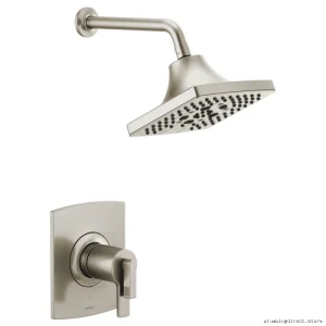 Brizo T60206-NKLHP Thermostatic Handleless Shower Trim - Luxe Nickel Finish