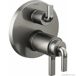 Brizo Thermostatic Shower Valve Kit with Diverter - Luxe Steel HL7539-SL