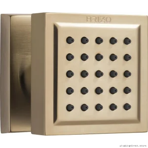 Brizo Touch-Clean Square Shower Spray - Luxe Gold Finish