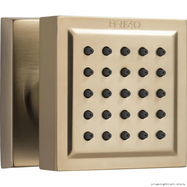 Brizo Touch-Clean Square Shower Spray - Luxe Gold Finish