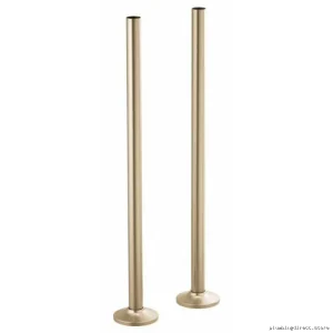 Brilliance Luxe Gold T71766-GL Brizo Tub Floor Mount Filler Connectors