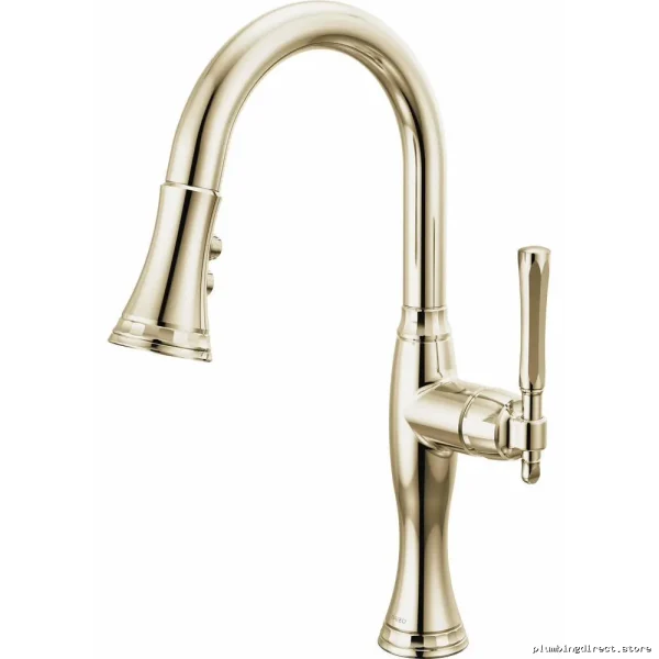 Brizo Tulham Bar Prep Faucet with Pull-Down Spray - Polished Nickel