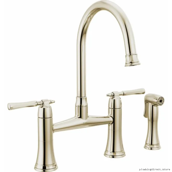 Tulham Bridge Polished Nickel Side Spray Faucet - 62558LF-PN Brizo - Image 3