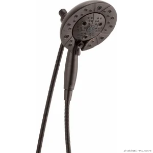 Brizo Venetian Bronze H2OKinetic 2-in-1 Hand Shower - Hydrating Round Transitional Design