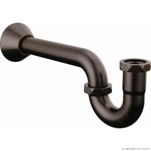 Brizo Venetian Bronze 20G P-Trap Drain with Flange BT031141-RB