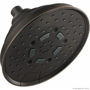 Brizo Venetian Bronze 5-Spray Showerhead 2.5 GPM Water Efficient