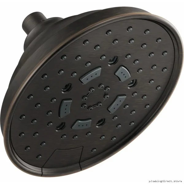 Brizo Venetian Bronze 5-Spray Showerhead 2.5 GPM Water Efficient