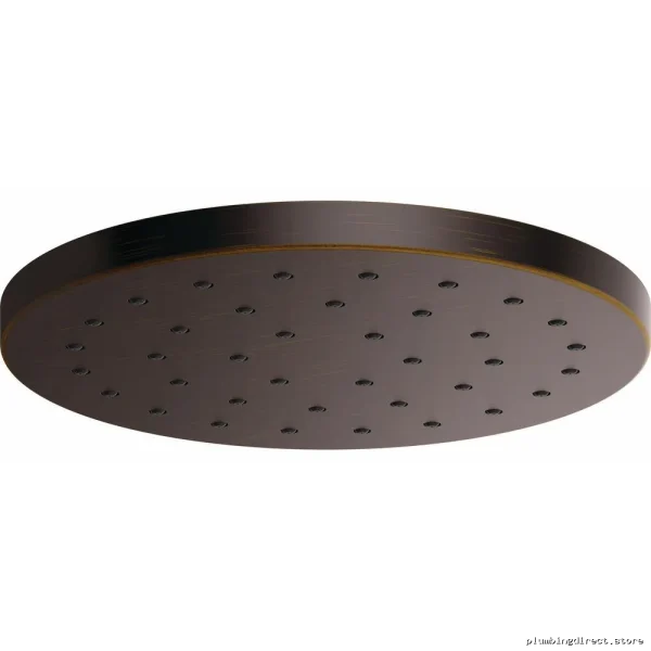 Brizo Venetian Bronze H2OKinetic Rain Shower Head 2.5 GPM Round Raincan Design Model 81987-RB-2.5
