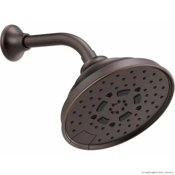 Brizo Venetian Bronze H2OKinetic Multi-Function Shower Head - High Pressure 1.75 GPM