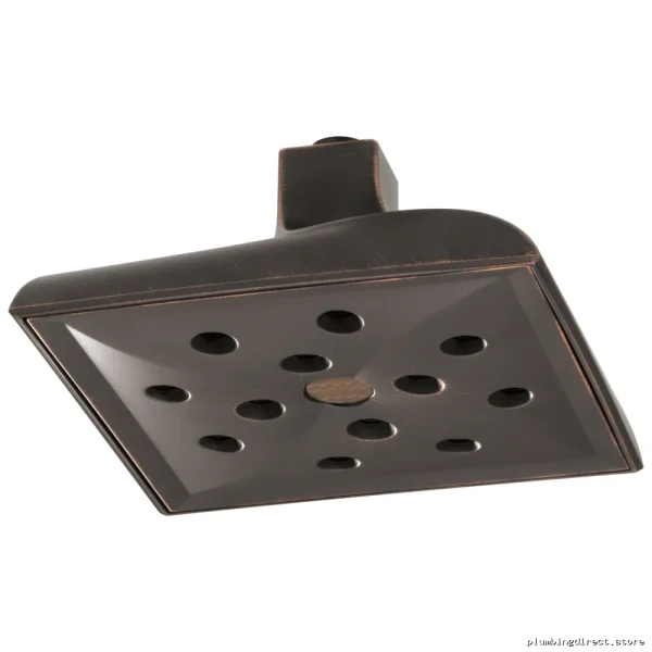 Brizo Venetian Bronze Raincan Ceiling Shower Head with H2Okinetic Tech