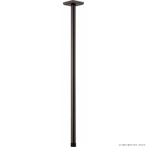 Brizo Venetian Bronze Square Flange Shower Arm 24 Ceiling Mount