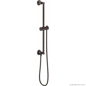 Brizo Traditional Shower Slide Bar with Hose - Venetian Bronze Finish