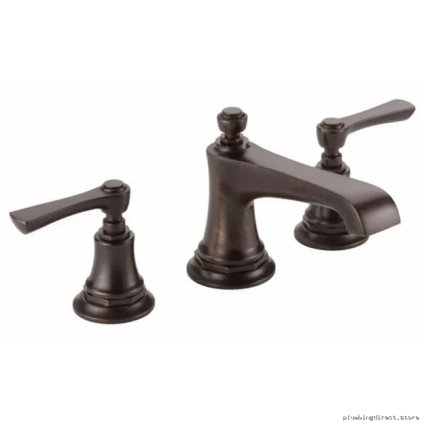 Brizo Venetian Bronze Widespread Bathroom Faucet 1.2 GPM Low-Flow Eco