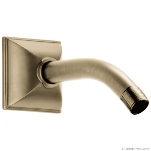 Brizo Vesi 7 Luxe Gold Shower Arm with Flange RP71649GL - Elegant Upgrade