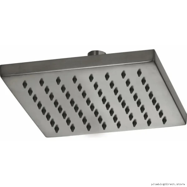 Brizo Vettis Square Raincan Ceiling-Mounted Shower Head - Luxe Steel Finish