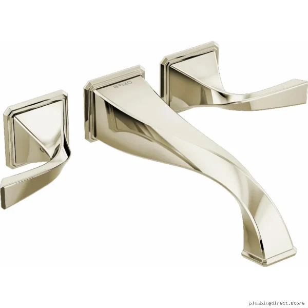 Brizo Virage Polished Nickel 2-Handle Wall-Mount Tub Filler Trim T70430-PN