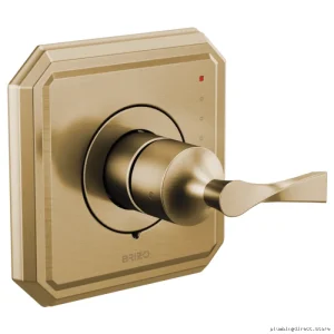Brizo Virage Pressure Balance Shower Valve Trim - Luxe Gold T60P030-GL