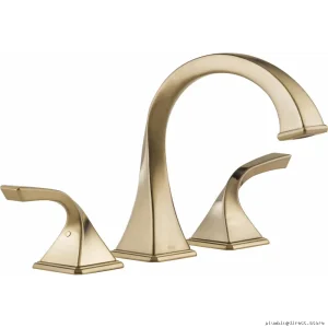Brizo Virage Roman Tub Faucet Trim - Luxe Gold Finish Bathroom Fixture T67330-GL
