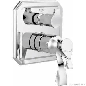 Brizo Virage T75530-PC Thermostatic 3-Way Diverter Valve Trim - Chrome TempAssure