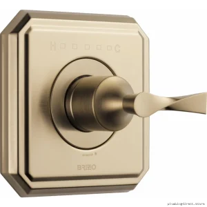 Brizo Virage Luxe Gold Thermostatic Valve Trim - Precision Sensori Control T66T030-GL