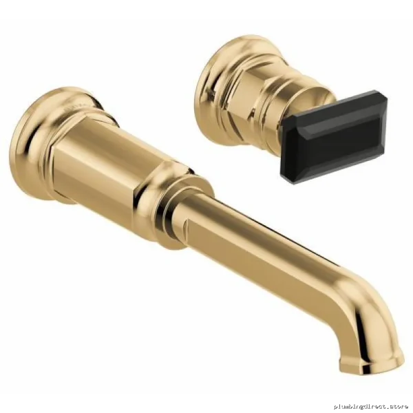 Brizo T65776LF-PGLHP 1-Handle Wall Mount Faucet Trim, Luxe Steel Finish, 1.5 GPM Low Flow
