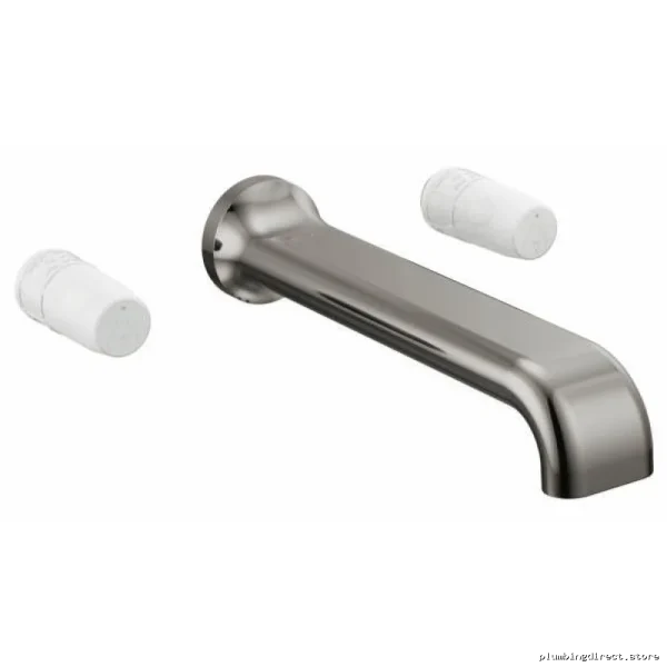 Brizo Allaria 2-Handle Wall Mount Tub Filler Trim - Brilliance Black Onyx - Image 2