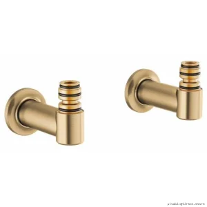 Brizo Wall-Mounted Tub Filler Kit - Luxe Gold T71764-GL