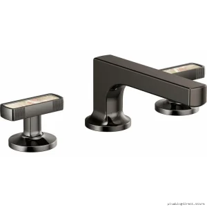 Widespread Bathroom Faucet Handles with Mother of Pearl & Black Onyx Finish - Brizo