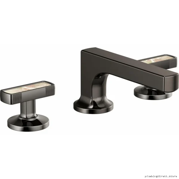 Widespread Bathroom Faucet Handles with Mother of Pearl & Black Onyx Finish - Brizo