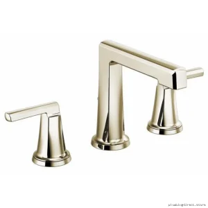 Brizo Widespread Single Handle Low Flow Bath Faucet - Polished Nickel
