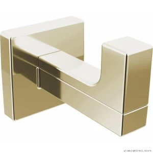 Brizo Polished Nickel Wright Collection Bathroom Robe Hook