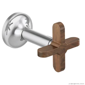 Brizo HX5875-PCWD Modern Wall Mount Bathroom Faucet with Chrome Cross Handles