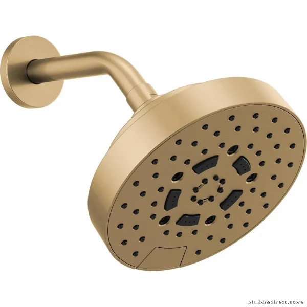 Brizo Luxe Gold 7-Spray Shower Head with 5 Water Functions 2.5 GPM