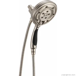 Brizo Luxe Nickel 2-in-1 Shower Head & Handheld 2.5 GPM H2OKinetic Flow