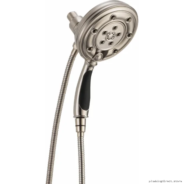 Brizo Luxe Nickel 2-in-1 Shower Head & Handheld 2.5 GPM H2OKinetic Flow
