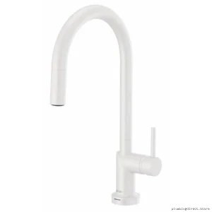 Brizosmarttouchkitchenfaucethigharcpulldownsprayersinglehandlemattewhitefinishmodel#