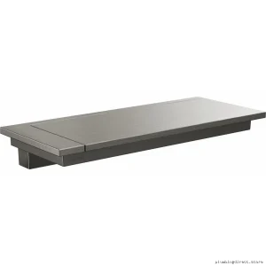 Frank Lloyd Wright-Inspired Luxury Steel Bathroom Shelf | Brizo 691022-SL
