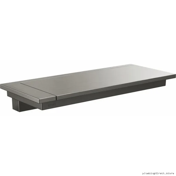 Frank Lloyd Wright-Inspired Luxury Steel Bathroom Shelf | Brizo 691022-SL