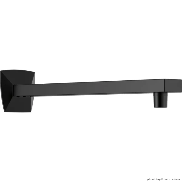 MATTE BLACK SHOWER ARM AND FLANGE SET FOR BRIZO/VETTIS SHOWERS